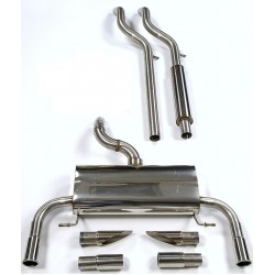 Piper exhaust Renault Clio 197 R27 CAT back system without centre silen, Piper Exhaust, TREN12BS